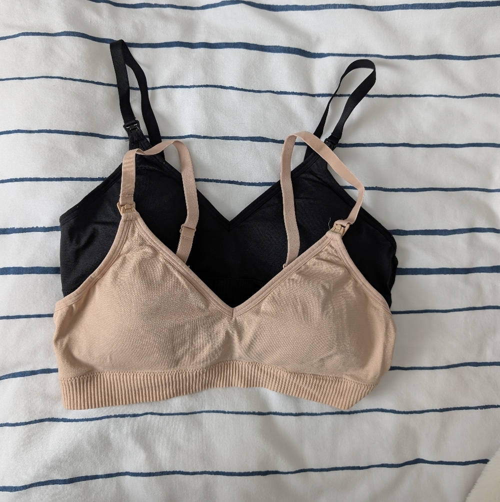 H&M MAMA 2-Pack Seamless Padded Nursing Bras